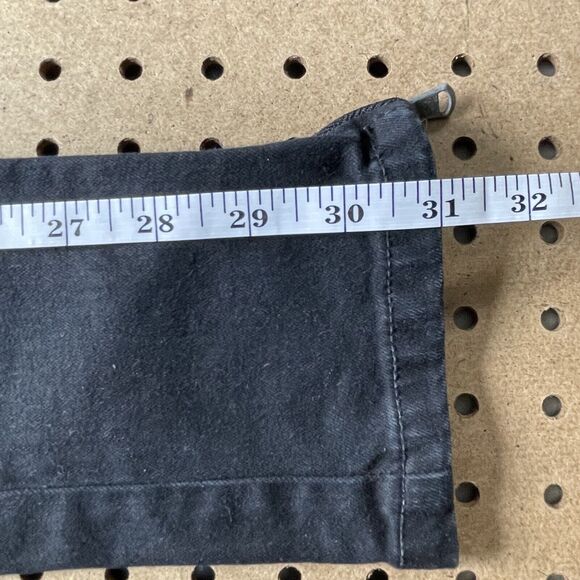 NWT Balmain Jeans Womens Size 26x31 Black Distressed Denim Moto Italy $2250 - Picture 12 of 13